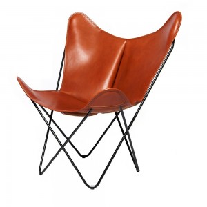 Sillón Bonet - Cuero Soft. Bkf de Sillas clásicas del diseño.