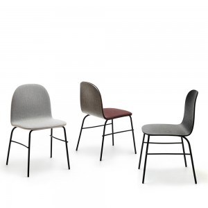 Silla Terra metal de Omelette ed. Silla comedor moderna ideal para interiores.