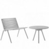 Butaca Lounge Zebra de Fast para espacios exteriores modernos y elegantes.