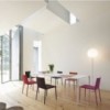 Mesa Nuur rectangular Arper. Mesas de diseño para oficinas y hogar.