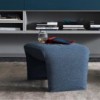 Butaca Ermes fija de Misura Emme. Muebles modernos de diseño.