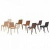 Silla Lineal SI-0760 Andreu World. Sillas de diseño moderno en madera.