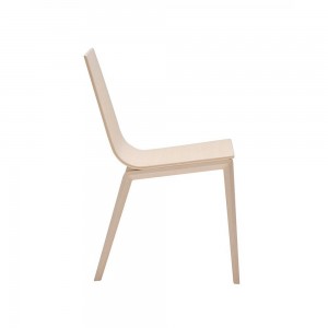 Silla Lineal SI-0760 Andreu World. Sillas de diseño moderno en madera.