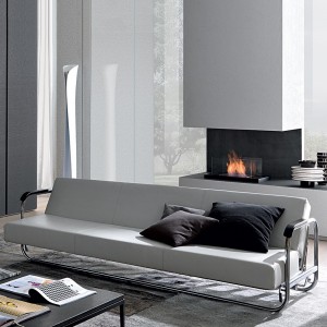 Sofá cama AA1 de Misura Emme. Muebles modernos de diseño.