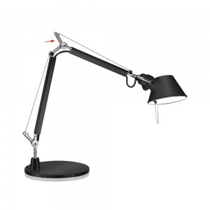 Palanca 2º articulación Tolomeo de Artemide. Repuestos lámpara Tolomeo