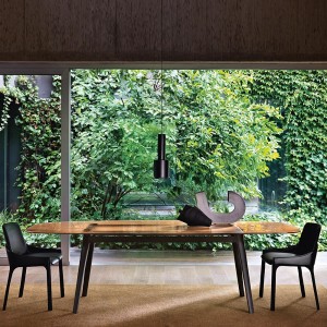 Mesa Magma de Fiam. Mesas modernas de cristal para comedores o salones.