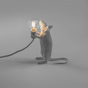 Lámpara sobremesa Mouse Standing de Seletti. Complementos, mueble auxiliar e iluminación