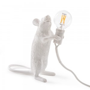 Lámpara sobremesa Mouse Standing de Seletti. Complementos, mueble auxiliar e iluminación