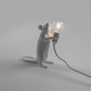 Lámpara sobremesa Mouse Standing de Seletti. Complementos, mueble auxiliar e iluminación