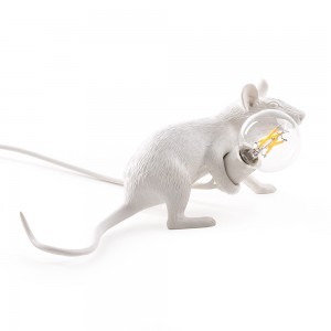 Lámpara sobremesa Mouse lie Down de Seletti. Complementos, mueble auxiliar e iluminación