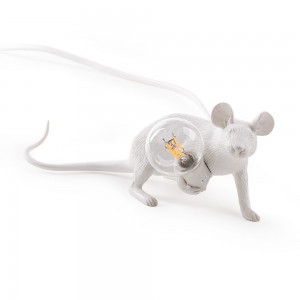 Lámpara sobremesa Mouse lie Down de Seletti. Complementos, mueble auxiliar e iluminación