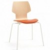 Silla Gràcia Metal Mobles 114. Moderna silla ideal para espacios contract.