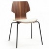 Silla Gràcia Metal Mobles 114. Moderna silla ideal para espacios contract.