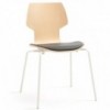 Silla Gràcia Metal Mobles 114. Moderna silla ideal para espacios contract.