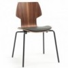 Silla Gràcia Metal Mobles 114. Moderna silla ideal para espacios contract.