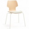 Silla Gràcia Metal Mobles 114. Moderna silla ideal para espacios contract.