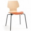 Silla Gràcia Metal Mobles 114. Moderna silla ideal para espacios contract.