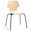 Silla Gràcia Metal Mobles 114. Moderna silla ideal para espacios contract.