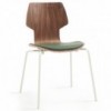 Silla Gràcia Metal Mobles 114. Moderna silla ideal para espacios contract.