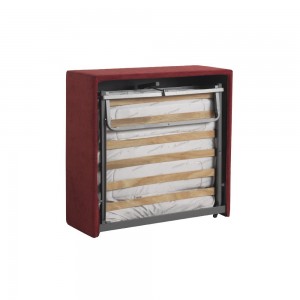 Mueble cama de Es Interiorismo. Mueble cama moderno con somier plegado.