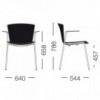 Sillón Slam Básica Polipropileno Sellex. Sillas de diseño. Mobiliario contract.