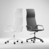 Sillón Swing alta 5 ruedas Sellex. Sillas de oficina con ruedas.