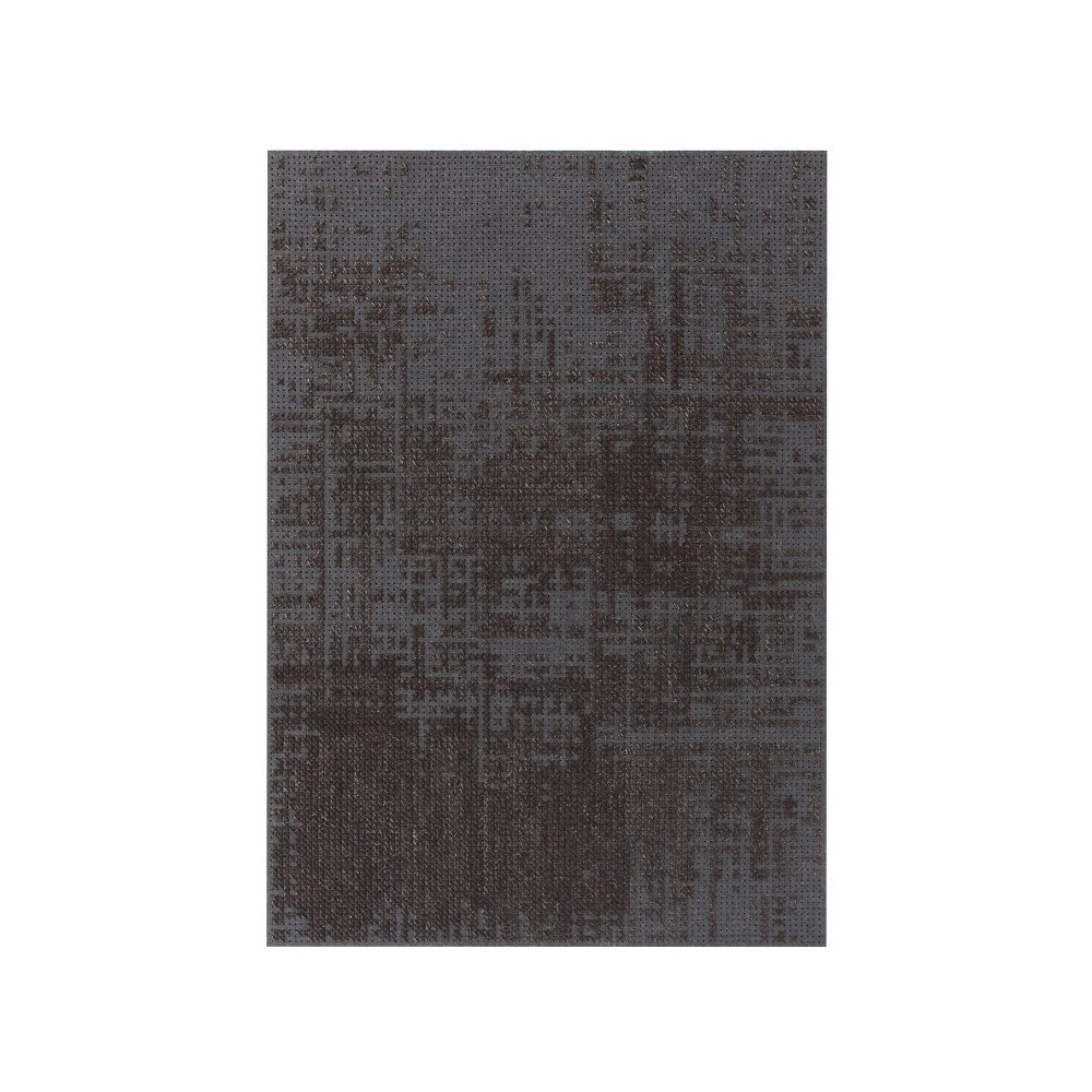 Alfombra Canevas Abstract Charcoal de GAN. Alfombras modernas.