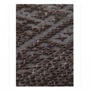 Alfombra Canevas Abstract Charcoal de GAN. Alfombras modernas.
