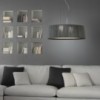 Lámpara colgante Drum LED de Fm Iluminación. Lámparas modernas