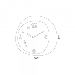 Reloj pared Woodie de Progetti. Relojes de pared y complementos modernos.