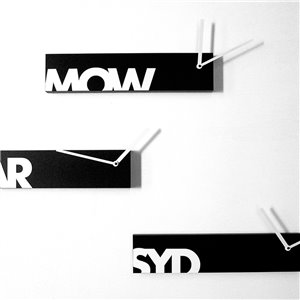 Reloj pared Souvenir 3 de Progetti. Relojes de pared y complementos modernos.