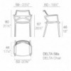 Silla Delta Ligera para Exterior Diseñada por Vondom | Muebles Lluesma
