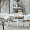 Mesa redonda Loop Stand Round Hay. Mesa de diseño elegante y moderno.