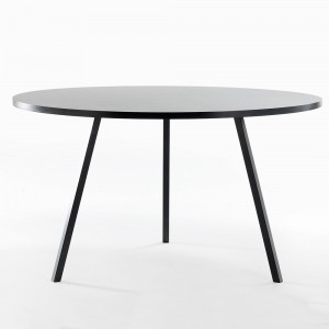 Mesa redonda Loop Stand Round Hay. Mesa de diseño elegante y moderno.