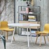 Mesa redonda Loop Stand Round Hay. Mesa de diseño elegante y moderno.