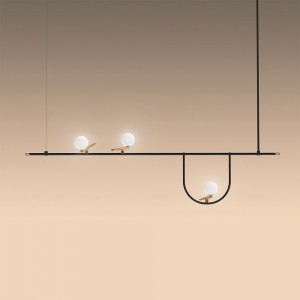 Yanzi colgante Artemide. Iluminación con diseño moderno y elegante.
