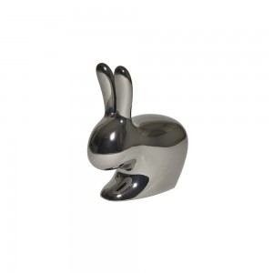 Silla Rabbit baby metal de Qeeboo. Muebles y complementos de exterior.