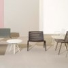 Mesa baja Zebra de Fast. Mesas modernas y elegantes ideal para exteriores de Fast.