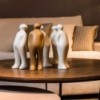 Escultura cerámica The Visitor small de Gardeco. Escultura decorar salón