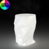 Taburete Light Adan en Color Hielo con Luces Les en el Interior | Vondom
