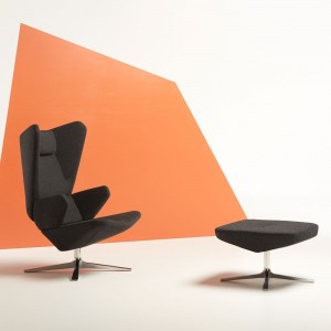 Trifidae ottoman de Prostoria. Pouf diseño.