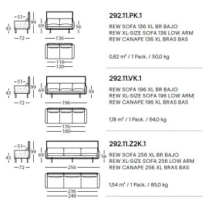 Sofá Rew XL. Sancal