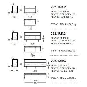 Sofá Rew XL. Sancal