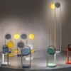 Lámpara sobremesa Giravolta de Pedrali. Lámpara modernas con luz LED.