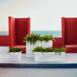 Macetero Jardinera Faz con Autorriego opcional y Acabado Mate | Lluesma