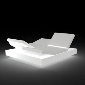 Cama Daybed cuadrada con 4 Cabezales Reclinables y luz opcional