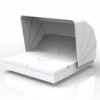 Cama Vela Daybed cuadrada con parasol y 4 cabezales reclinables