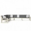 Sofá Frame módulo esquina 90º de resina de polietileno | Diseño Vondom