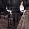 Taburete para fiestas color negro modelo Wall Street de Vondom 