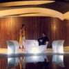 Mesa Biophilia con Luces Led en el Interior con Tejido Náutico | Vondom